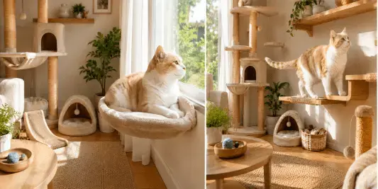 猫らしい行動ができる家