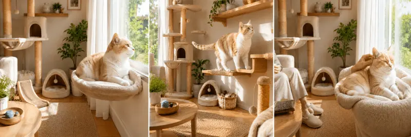 室内で安心してくつろぐ猫|猫が幸せに暮らせる部屋づくり