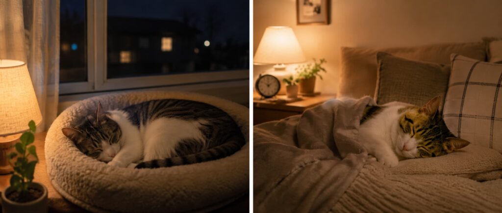 猫が隣で寝る主な理由｜いつもの安心できる夜
